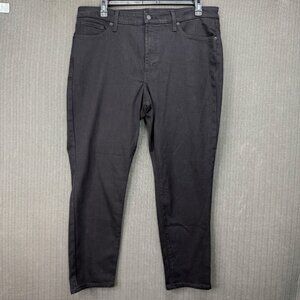 Old Navy Womens Size 16 Black High-Rise OG Straight Denim Jeans